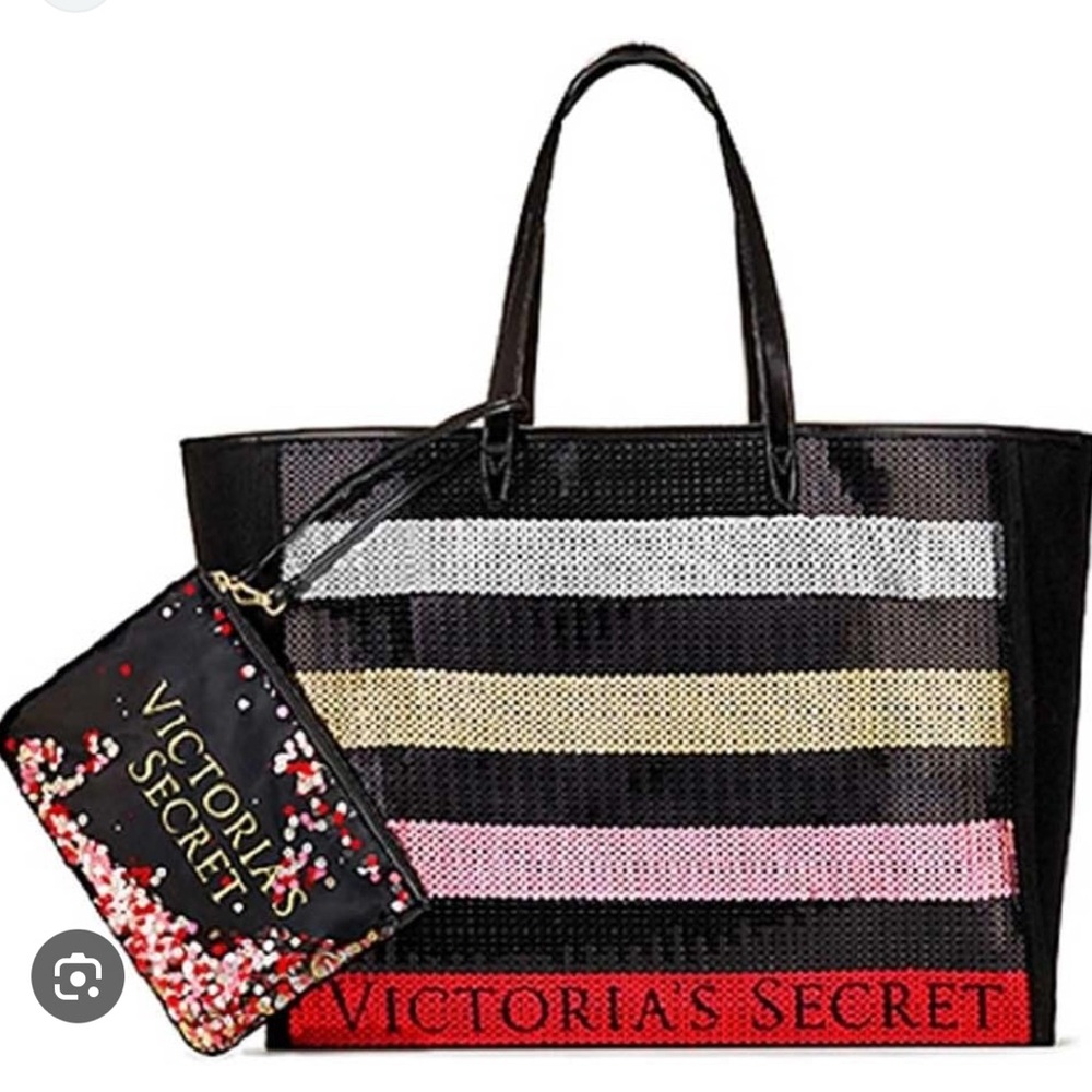 Sequin tote bag